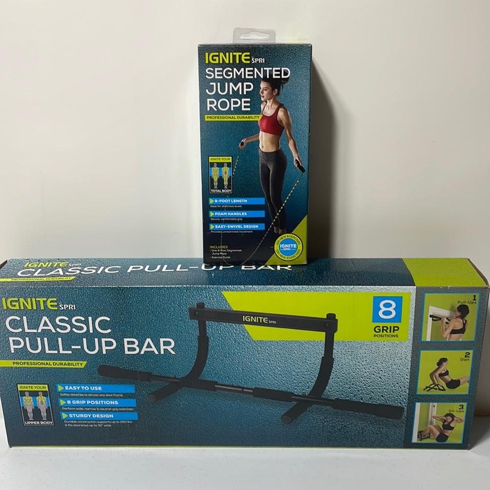 🎀Fitness kit: classic pull-up bar+jump rope